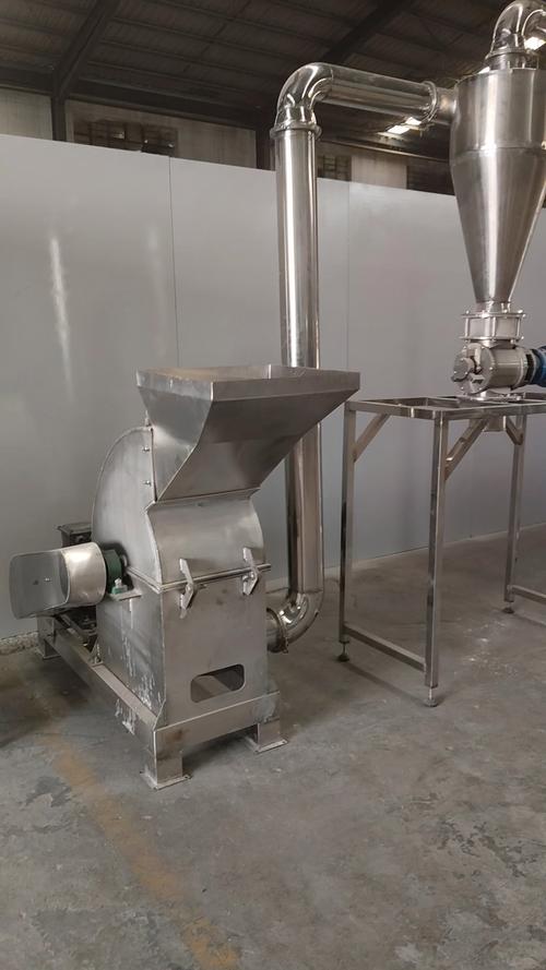 不锈钢锤片式粉碎机调料白糖化工食盐工业打粉机万能中药材磨粉机